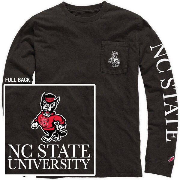 Long Sleeve Pocket Tee - Black - Tu